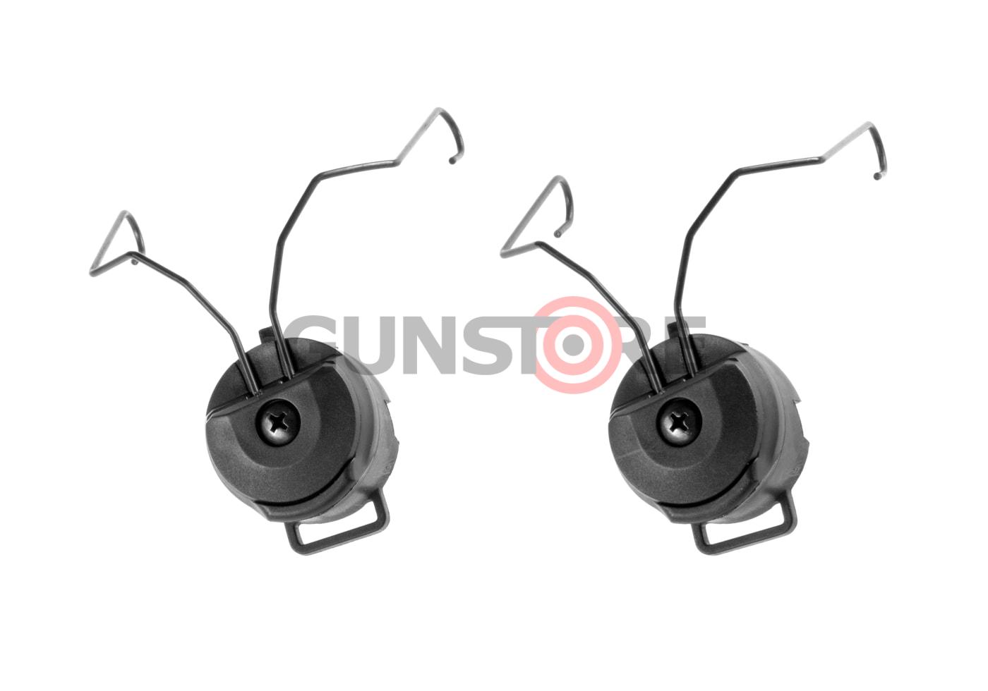 Rail Adapter for SRD Headsets Black