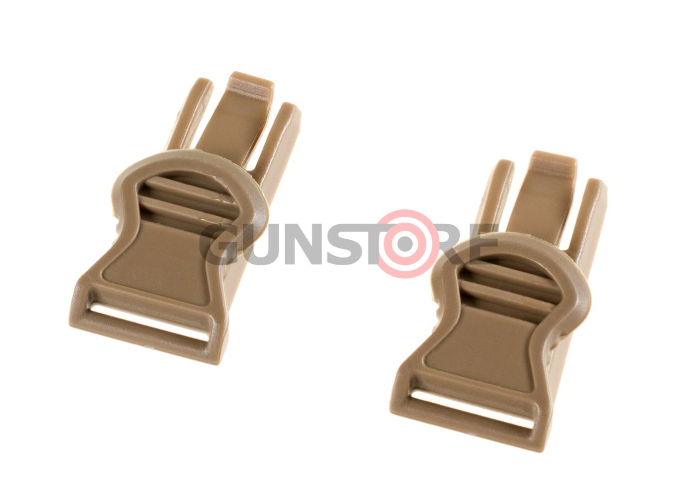 Goggle Swivel Clips 19mm Dark Earth