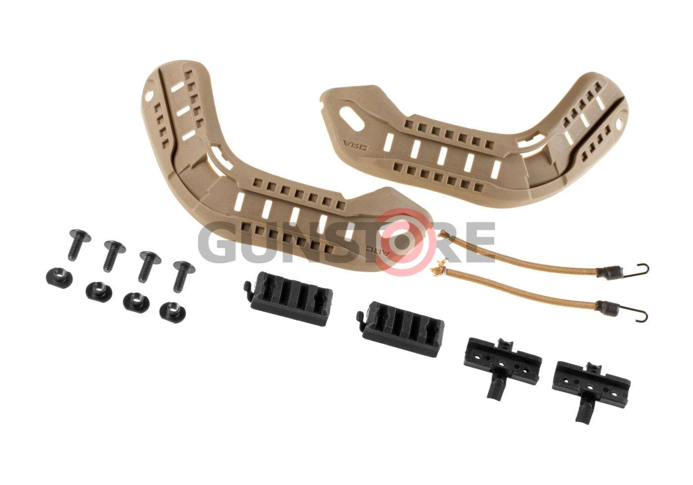 MICH 2000 Rail Set Dark Earth