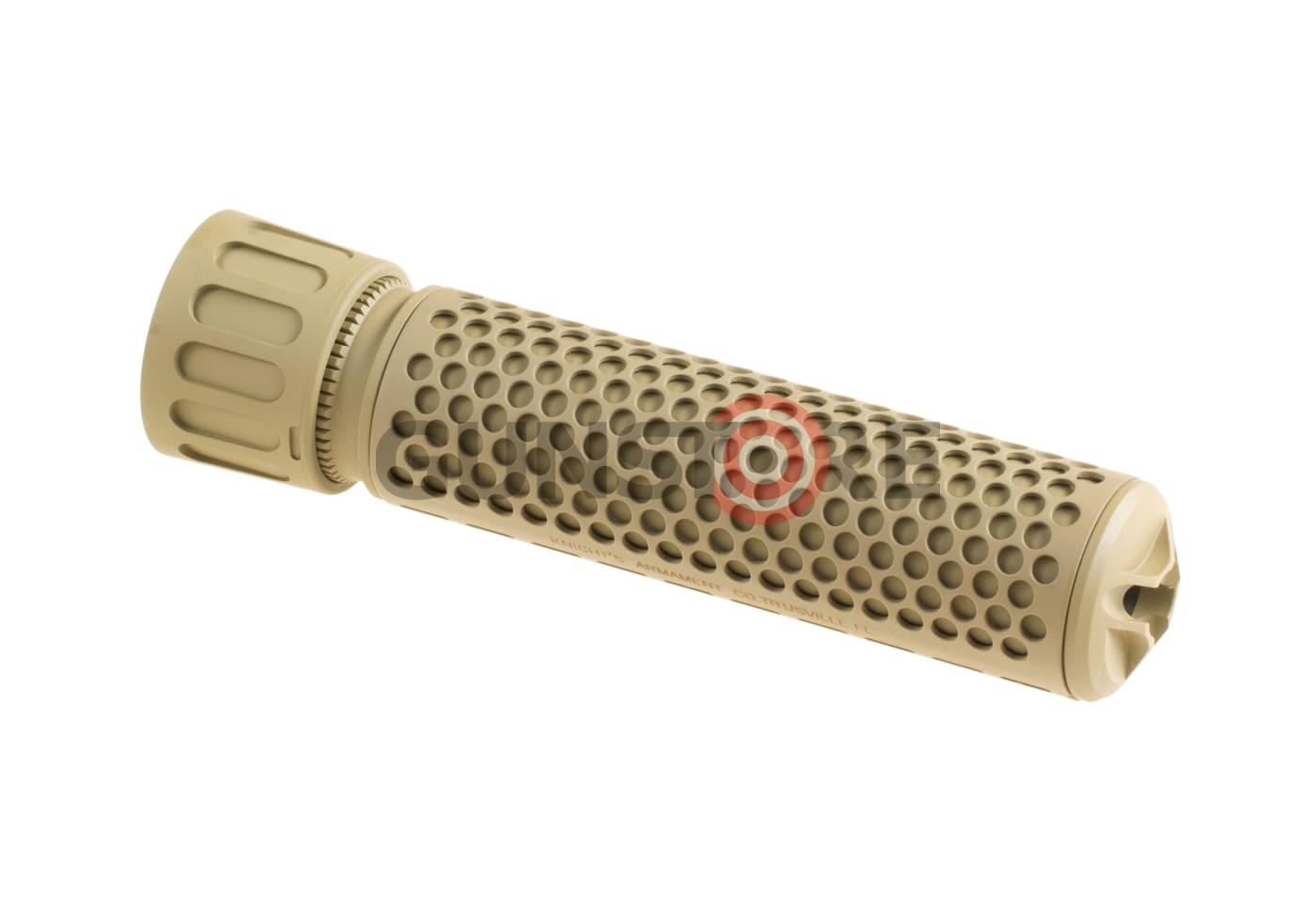 Knights Armament QDC Suppressor CCW Tan