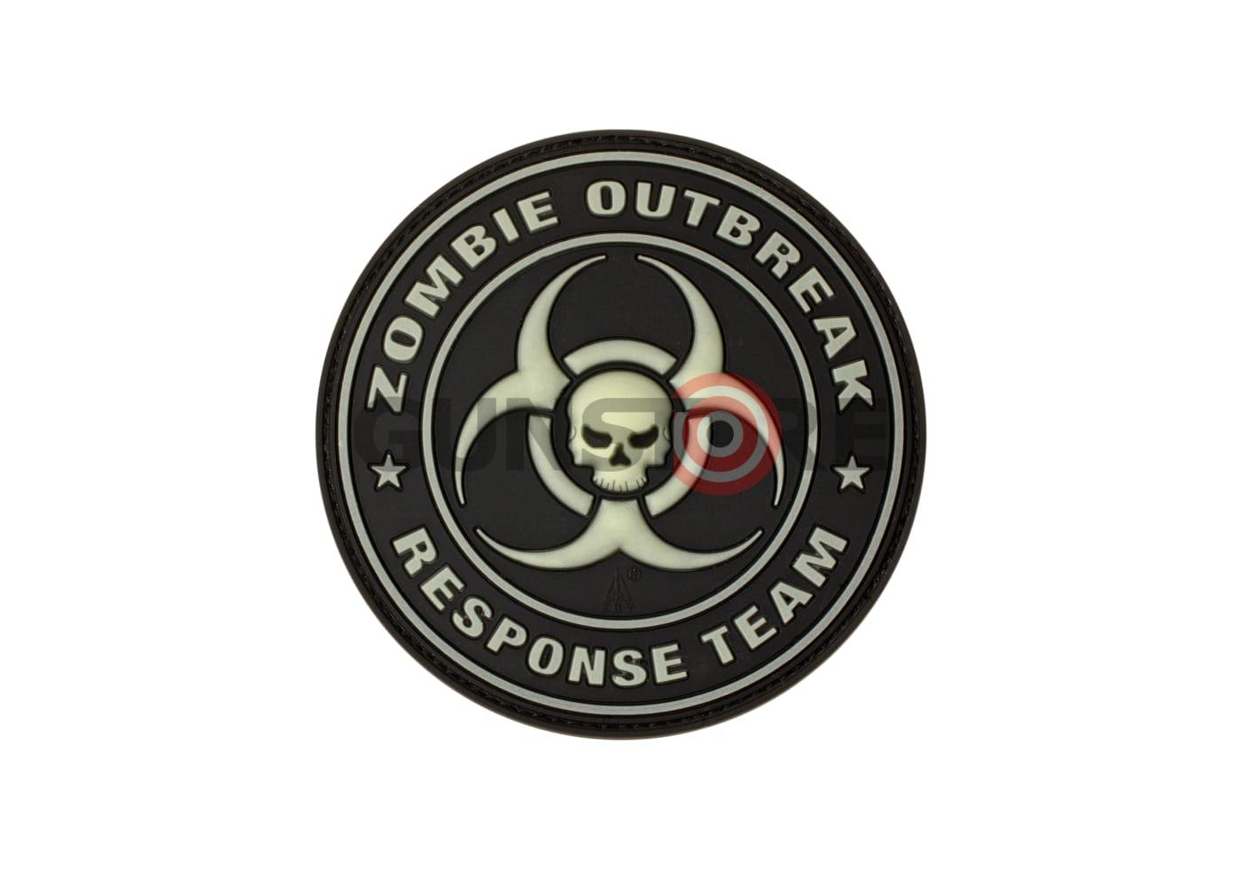 Zombie Outbreak Rubber Patch Glow