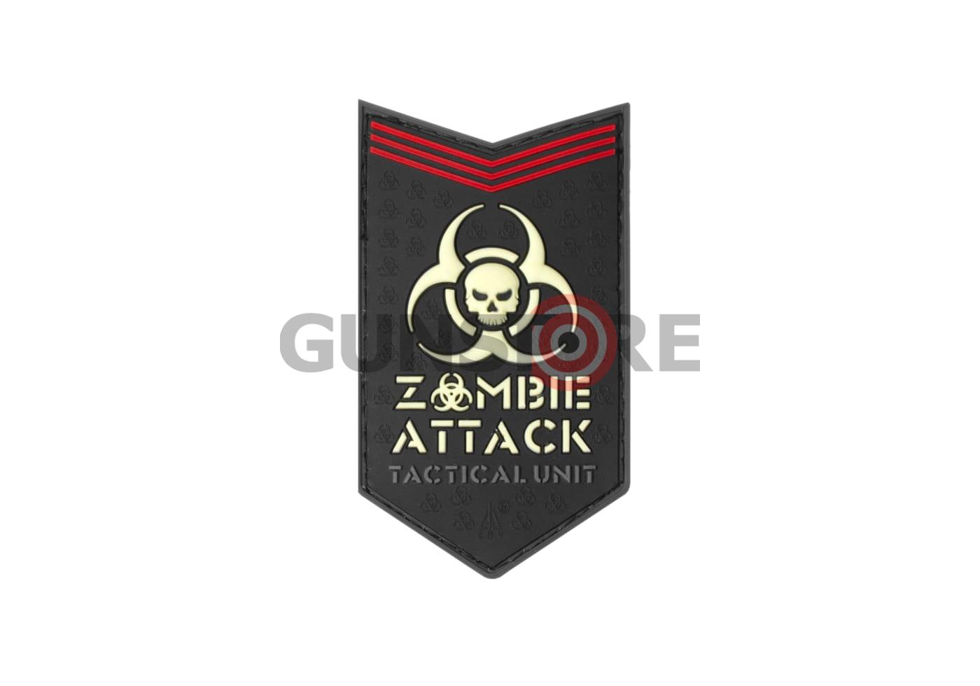 Zombie Attack Rubber Patch Glow