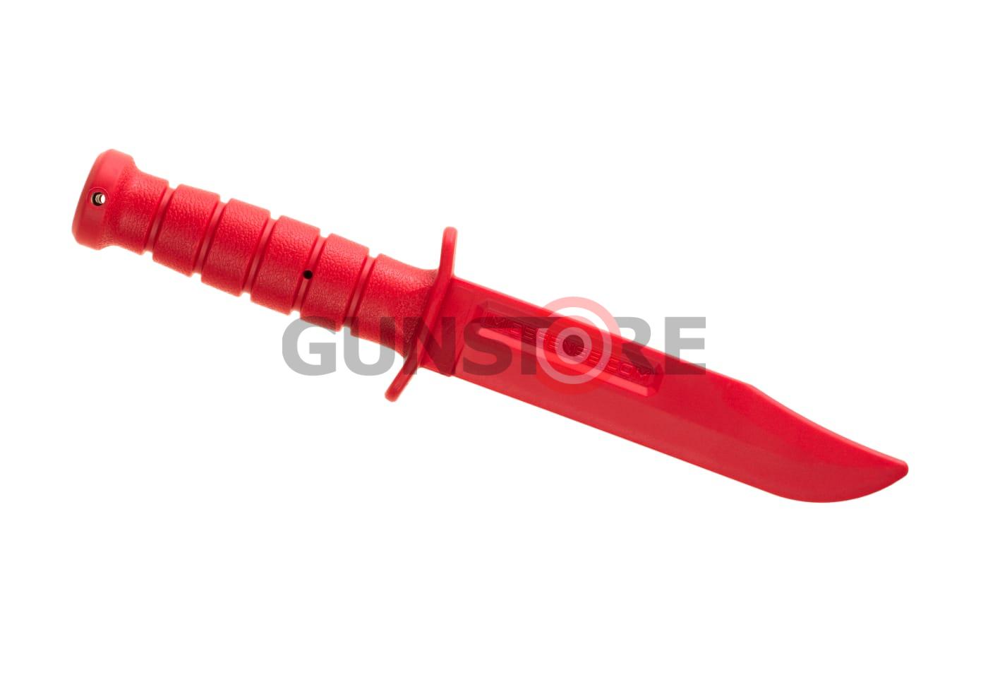 Rubberized Training Knife Red