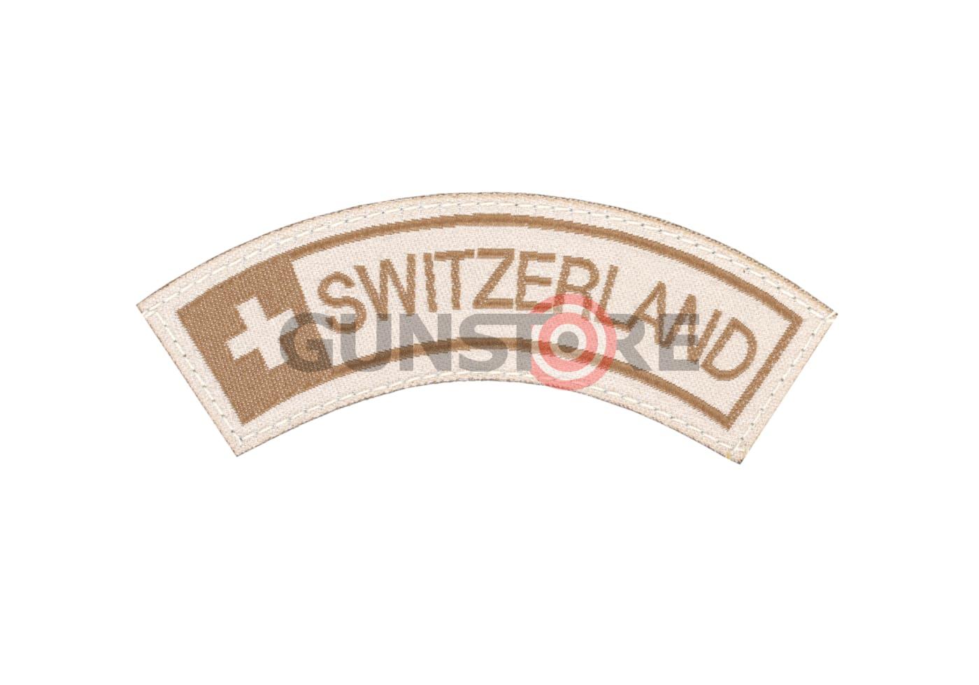 Switzerland Small Tab Patch Desert