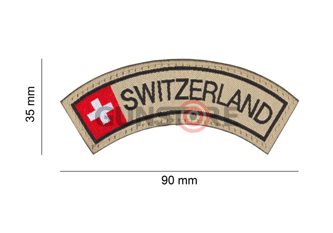 Fotografia: Switzerland Small Tab Patch