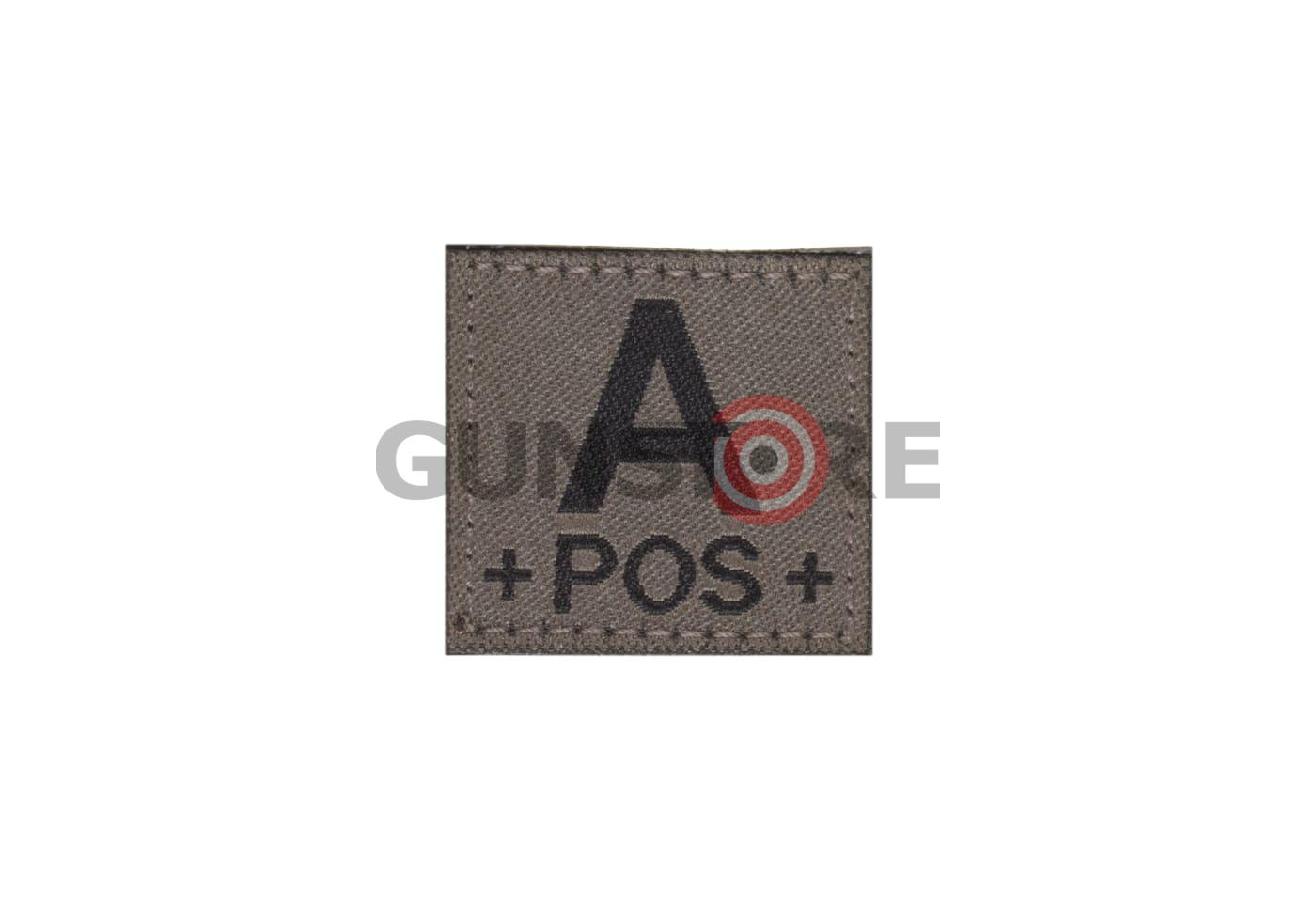 A Pos Bloodgroup Patch RAL7013