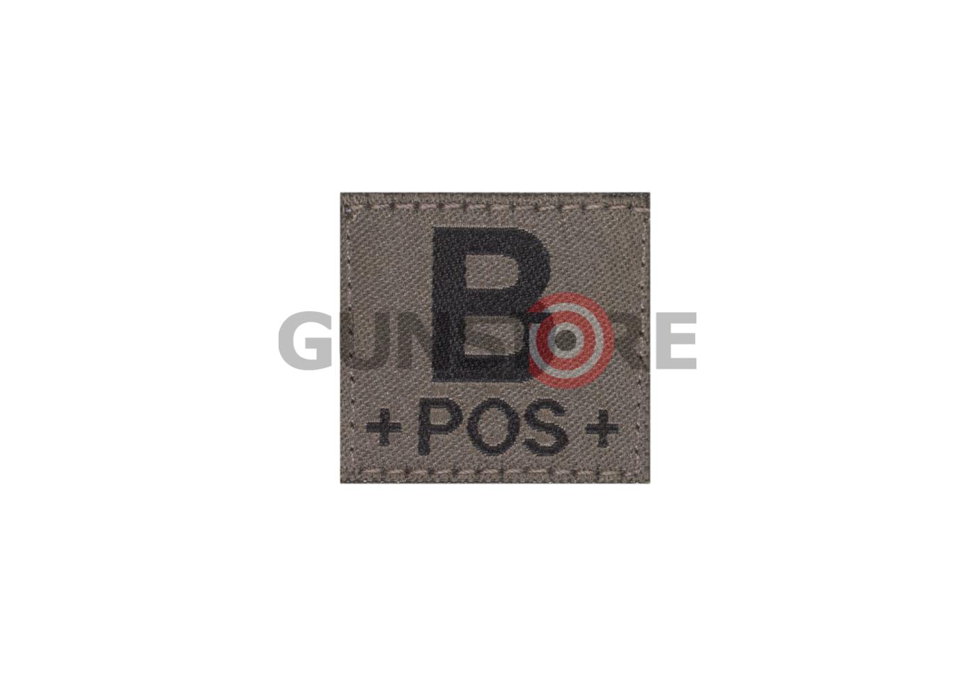B Pos Bloodgroup Patch RAL7013