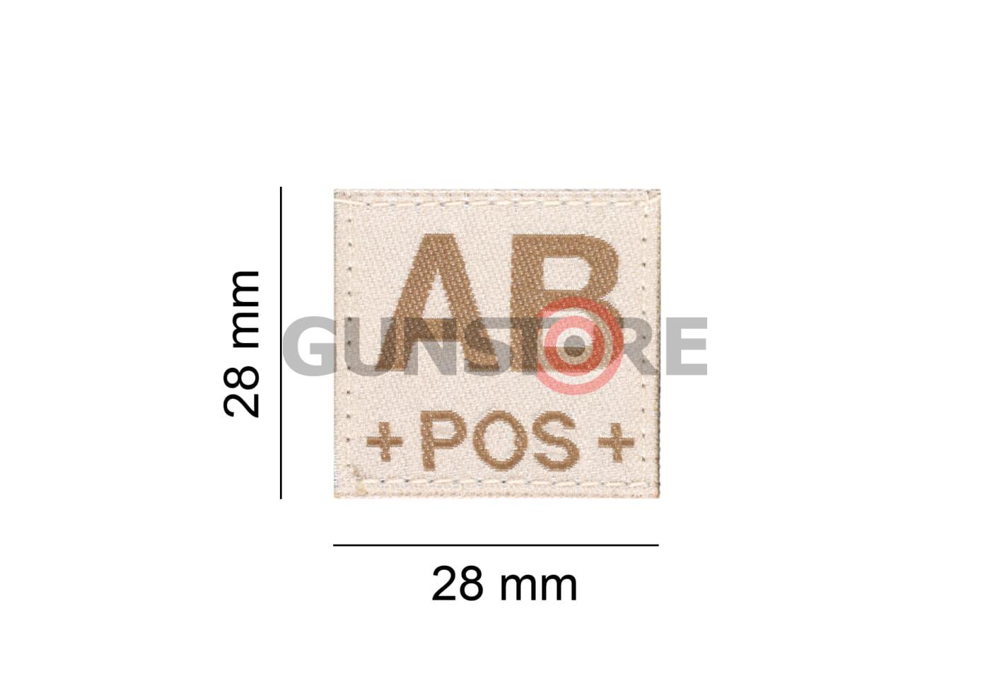 Fotografia: AB Pos Bloodgroup Patch