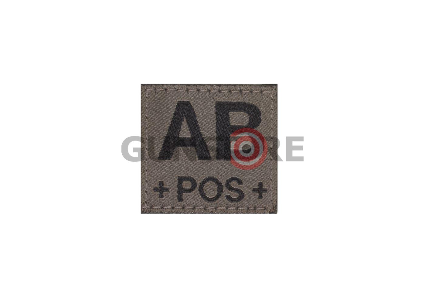 AB Pos Bloodgroup Patch RAL7013