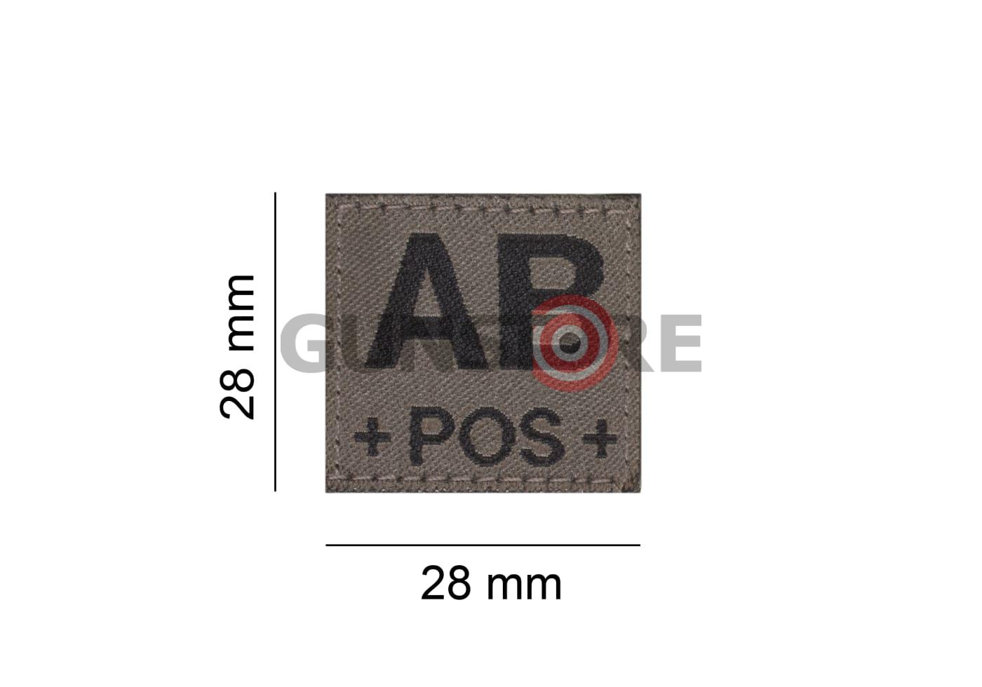 Fotografia: AB Pos Bloodgroup Patch