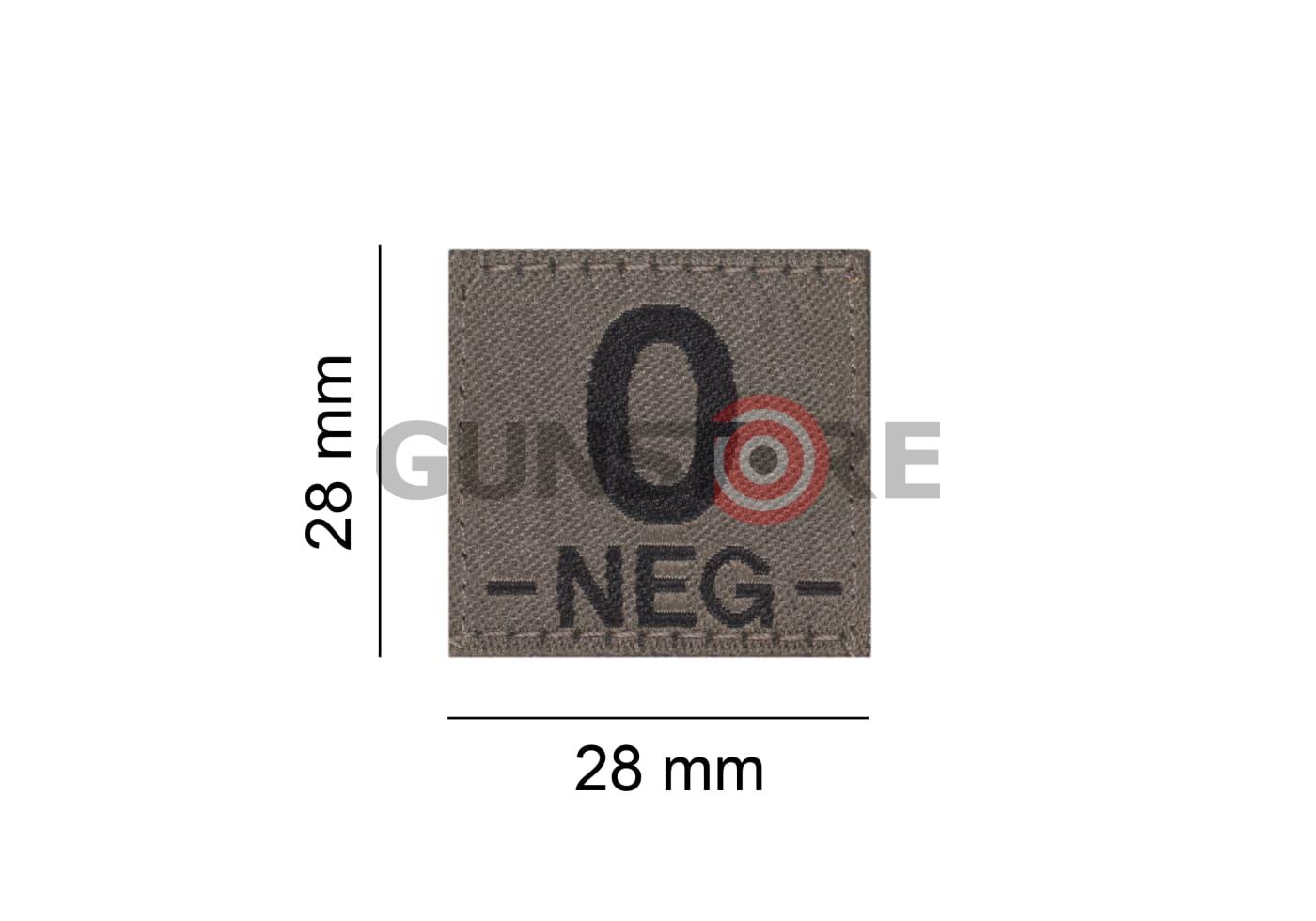 Fotografia: 0 Neg Bloodgroup Patch