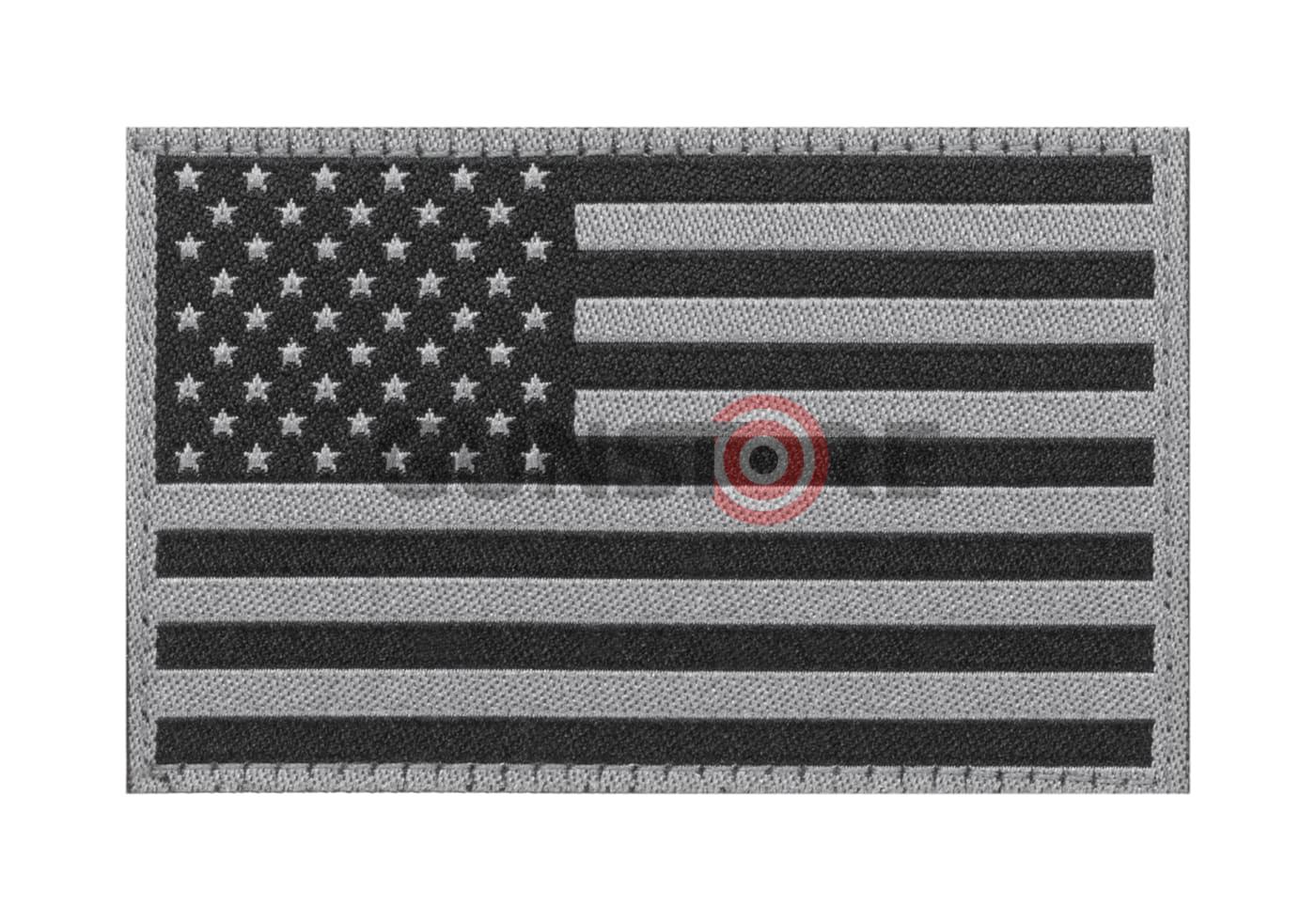 USA Flag Patch Black