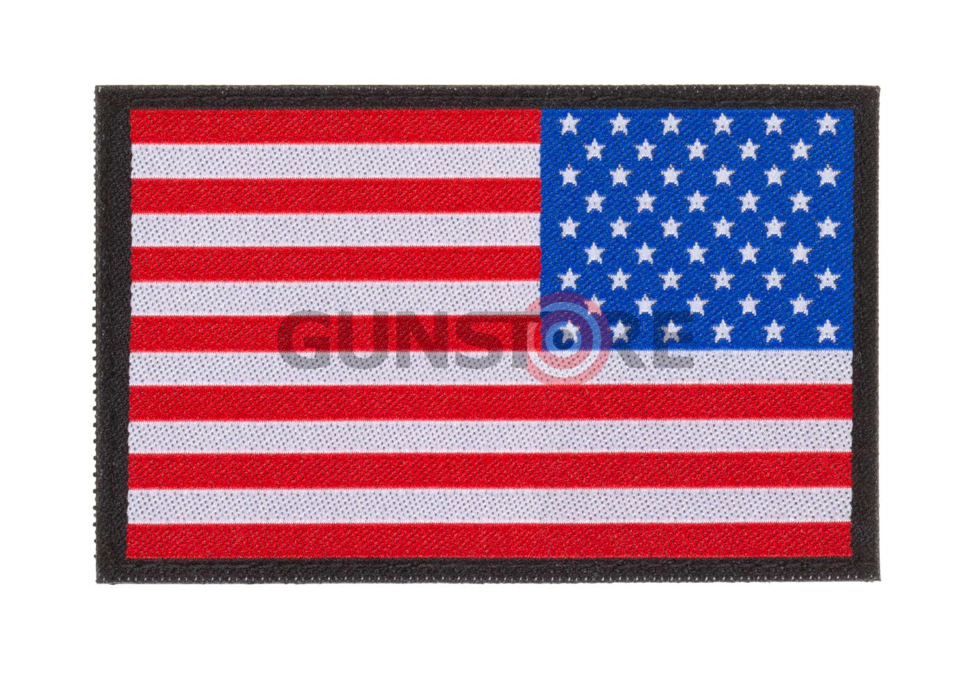 USA Reversed Flag Patch Multicolor