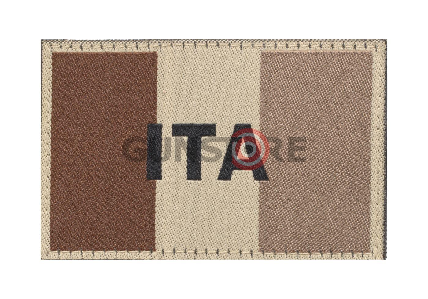 Italy Flag Patch Desert