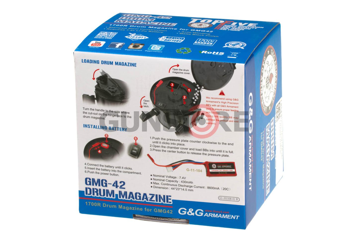 Fotografia: Box Mag GMG42 1700rds