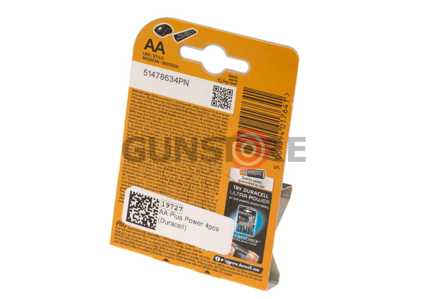 Fotografia: AA Plus Power 4pcs