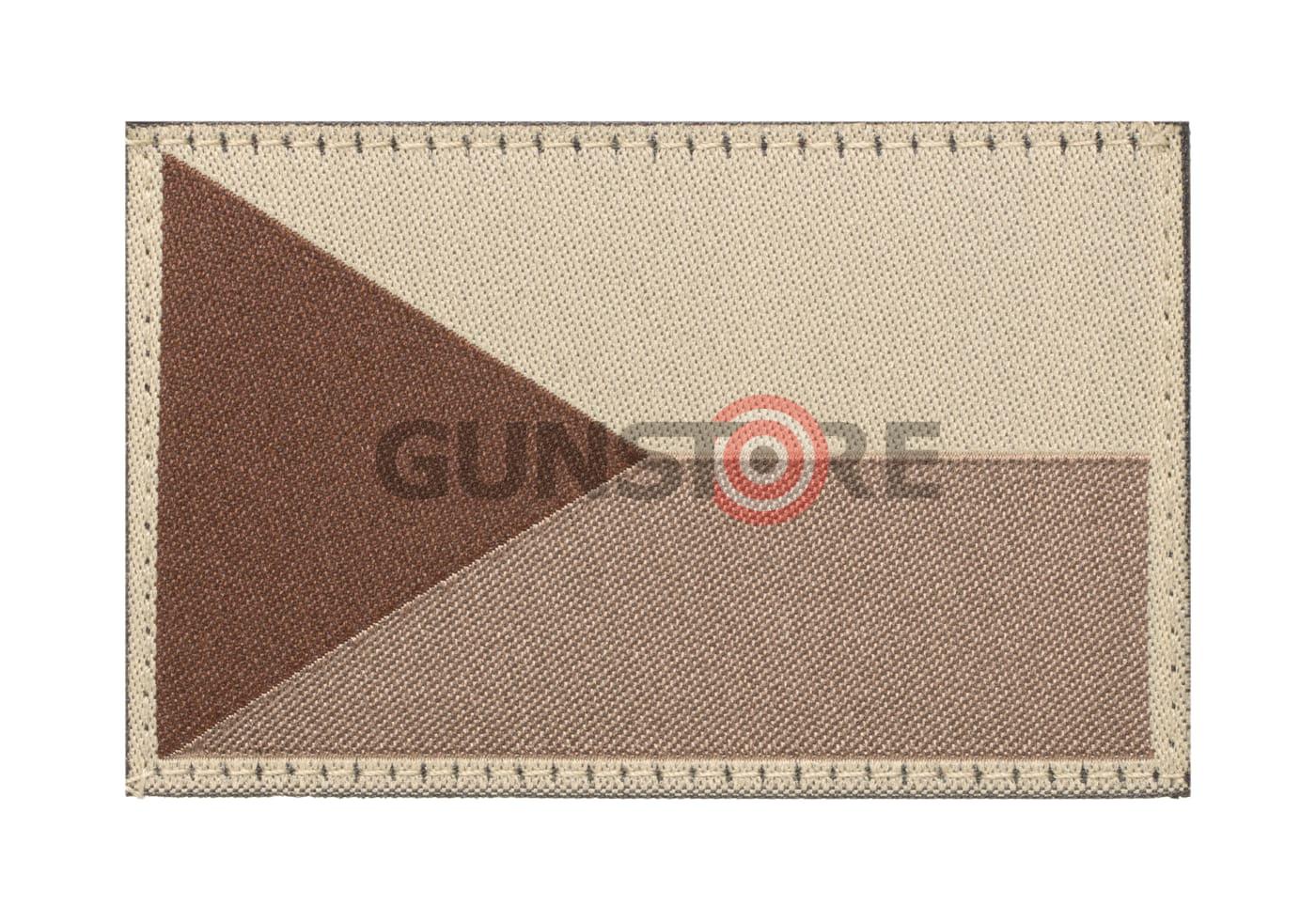 Czech Republic Flag Patch Desert