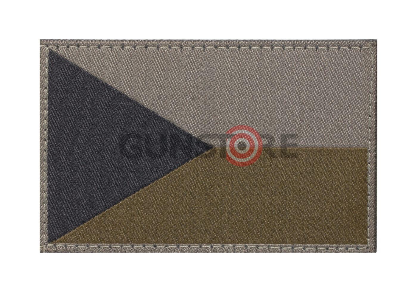 Czech Republic Flag Patch RAL7013