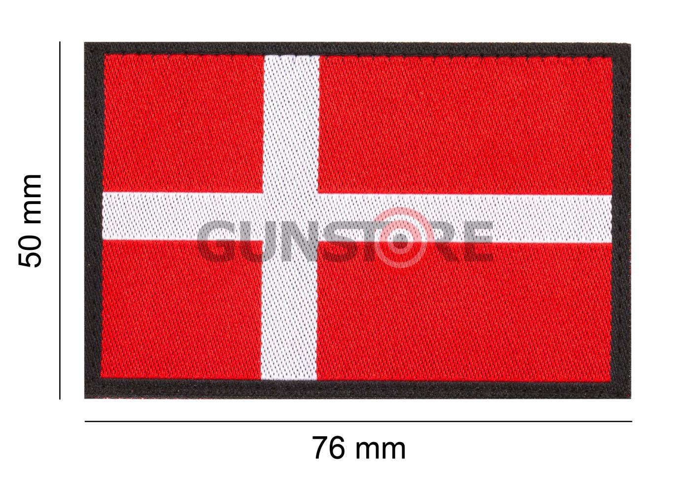 Fotografia: Denmark Flag Patch