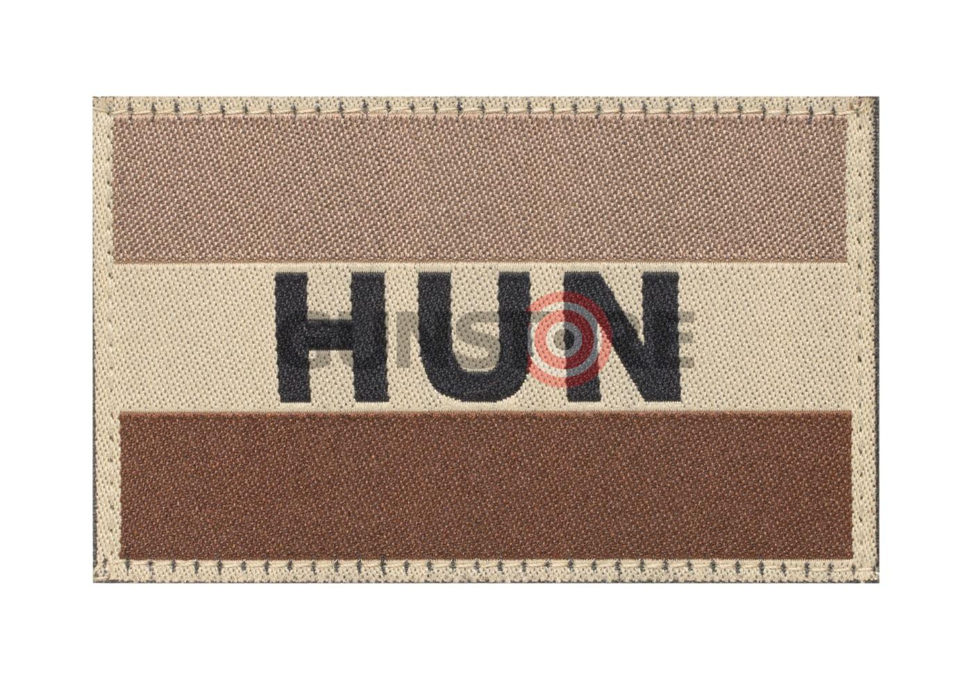 Hungary Flag Patch Desert