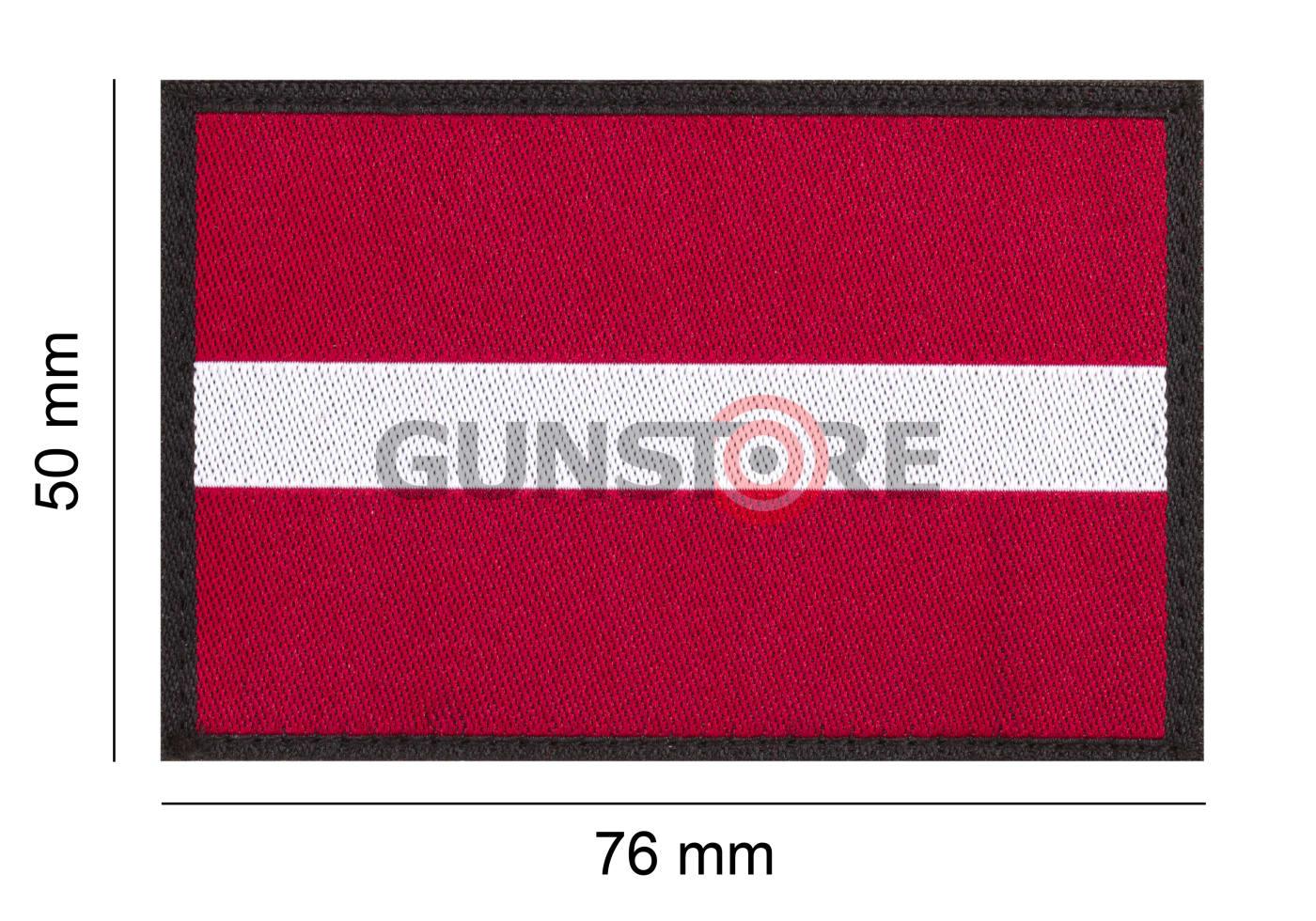 Fotografia: Latvia Flag Patch