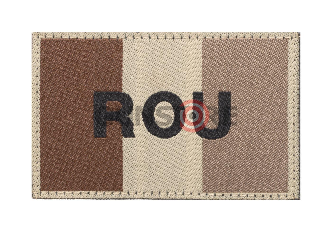 Romania Flag Patch Desert