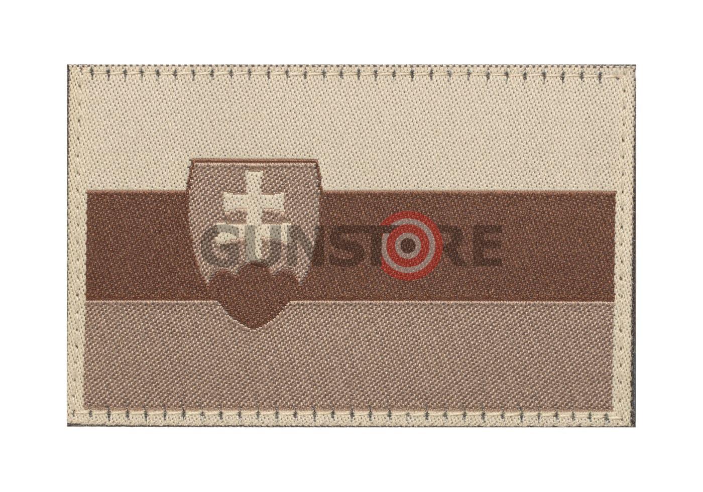 Slovakia Flag Patch Desert