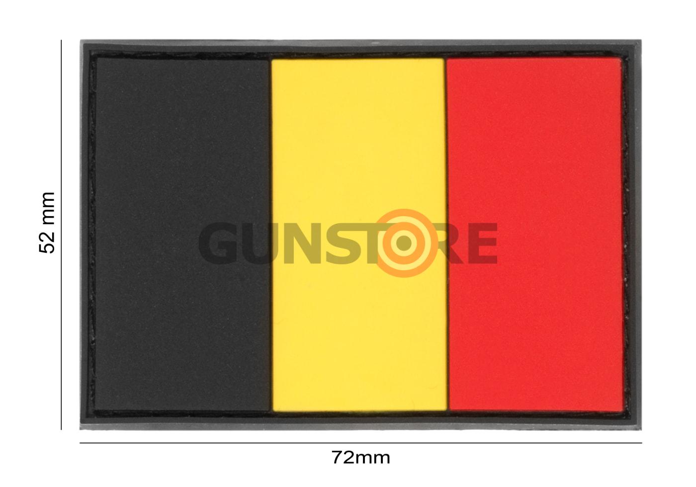 Fotografia: Belgium Flag Rubber Patch