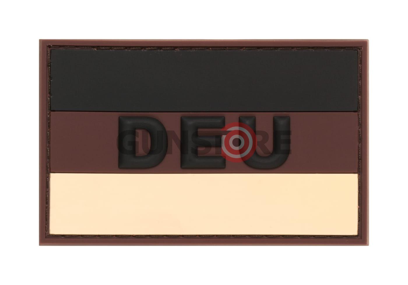 German Flag Rubber Patch Desert