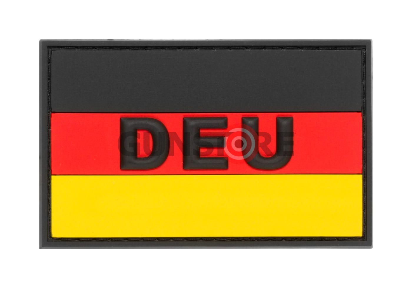 German Flag Rubber Patch Multicolor