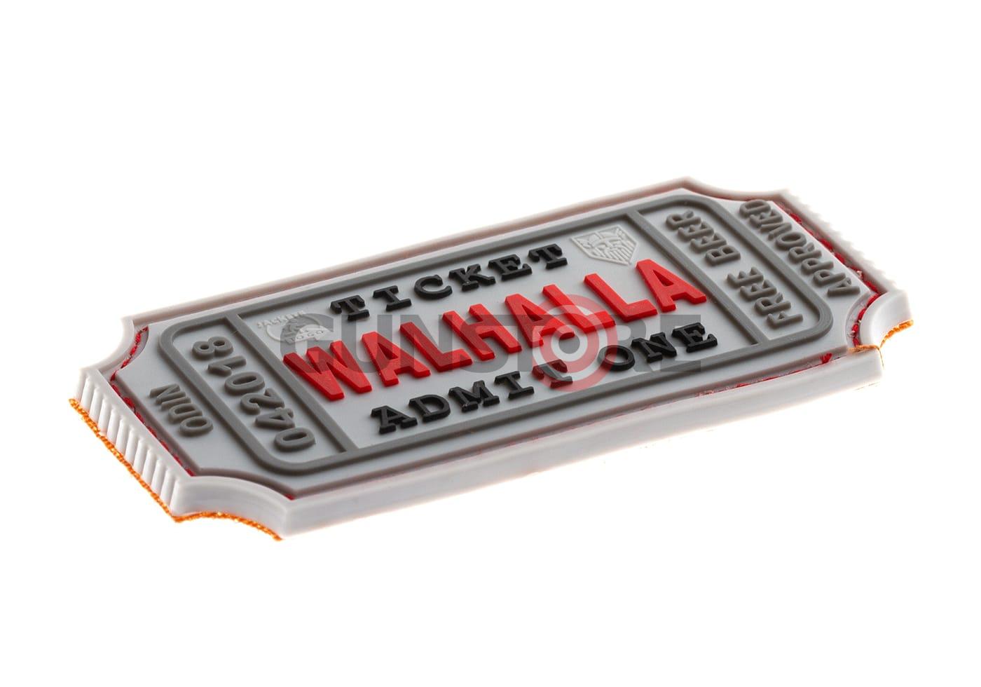 Fotografia: Large Walhalla Ticket Rubber Patch