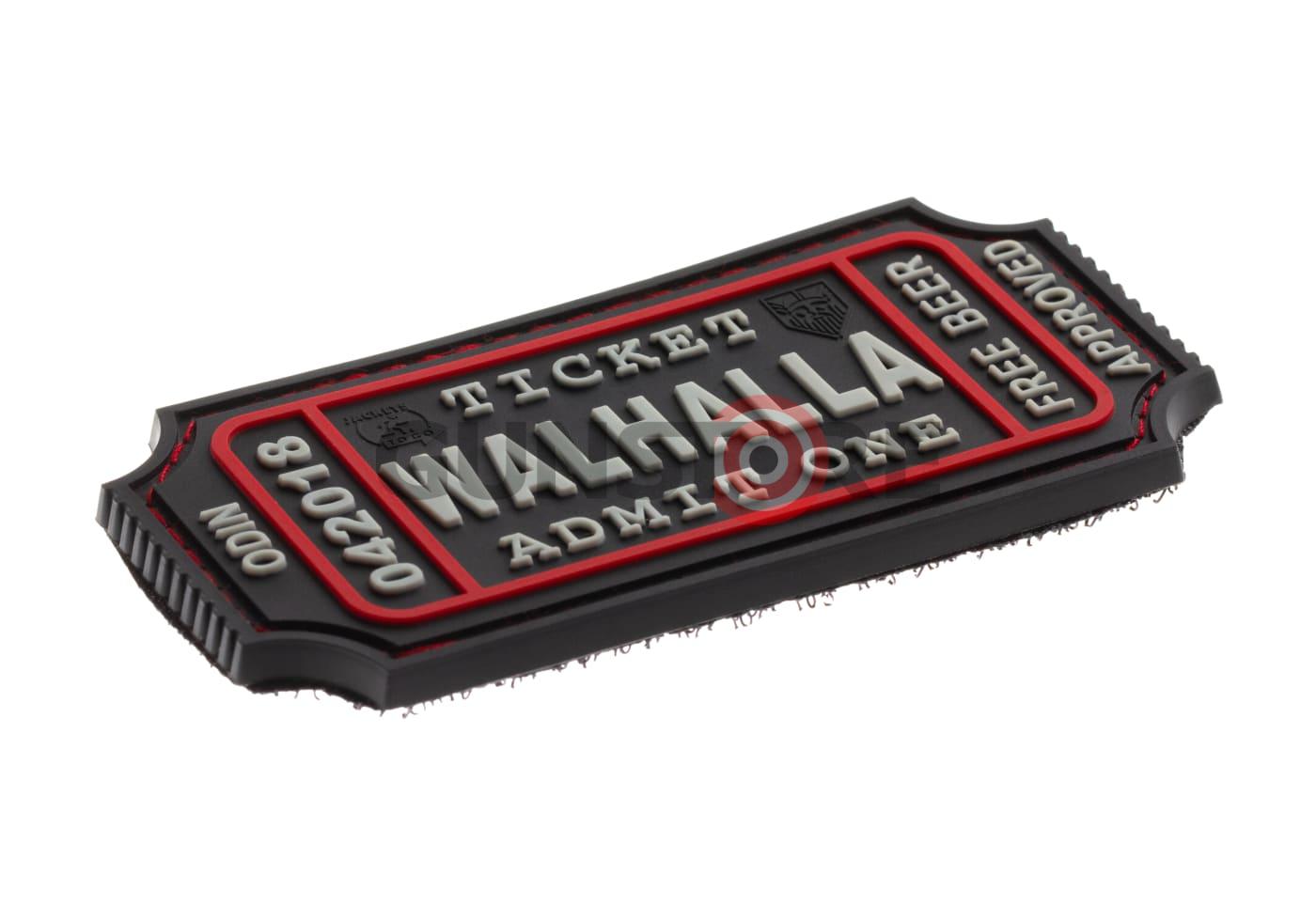 Fotografia: Large Walhalla Ticket Rubber Patch
