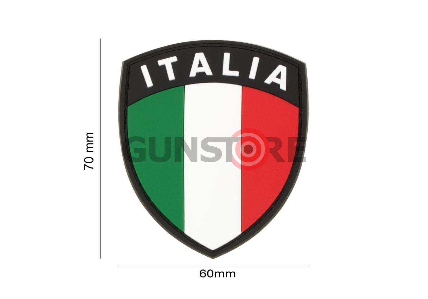Fotografia: Italia Flag Rubber Patch
