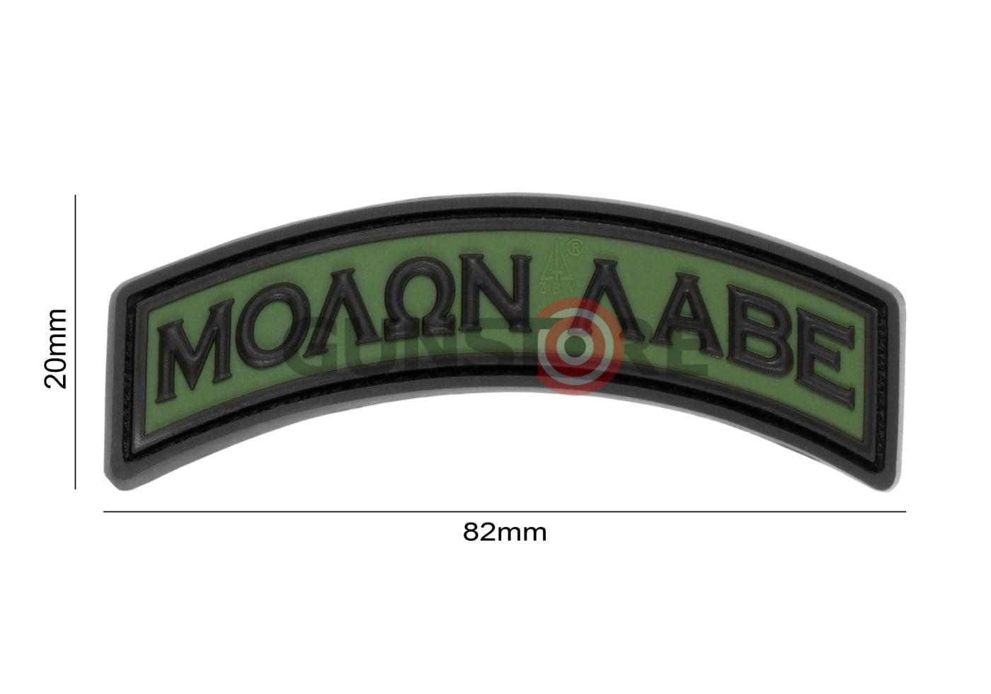 Fotografia: Molon Labe Tab Rubber Patch