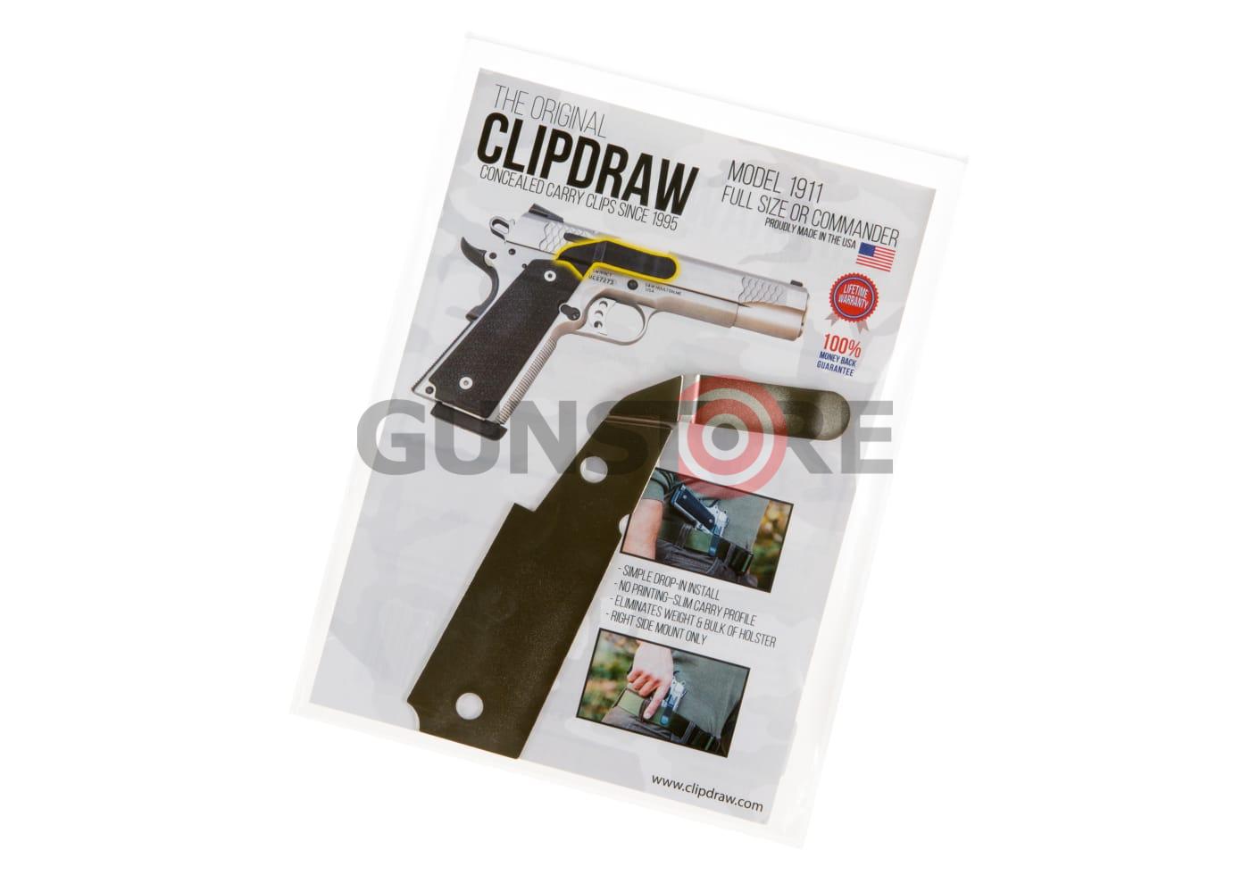 Clipdraw for Standard 1911 & Commander