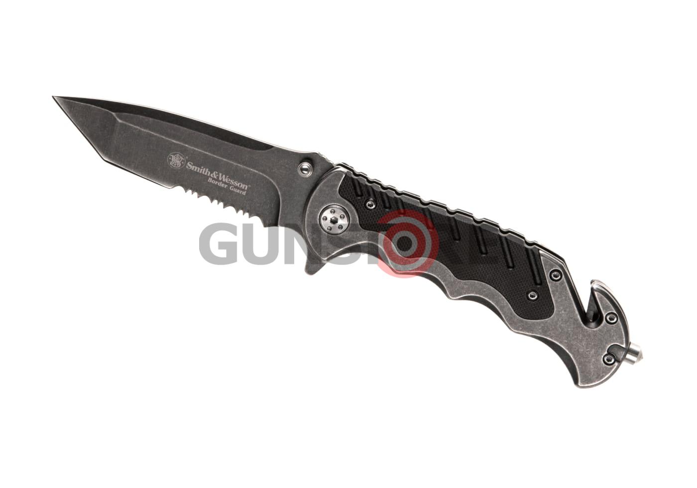 Fotografia: Border Guard SWBG10S Serrated Tanto Folder