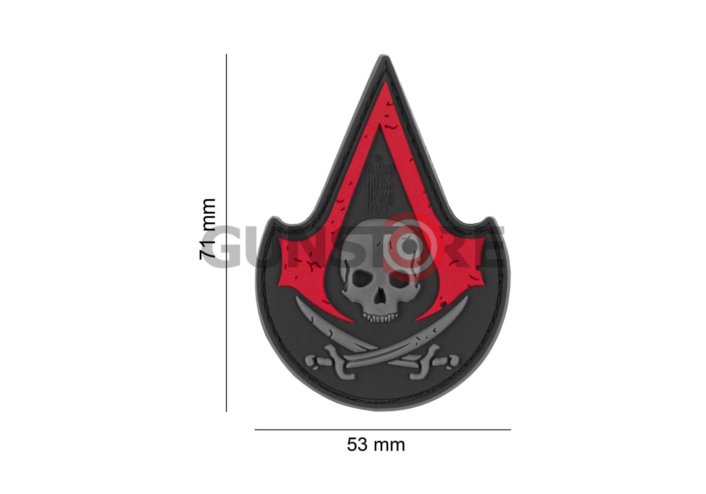 Fotografia: Assassin Skull Rubber Patch