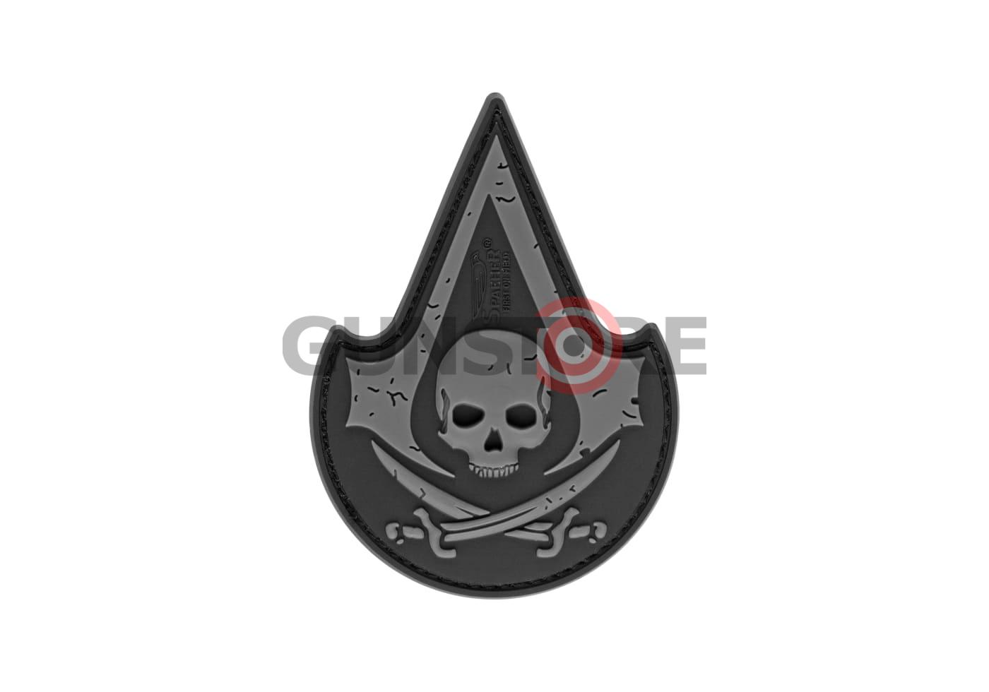 Assassin Skull Rubber Patch SWAT
