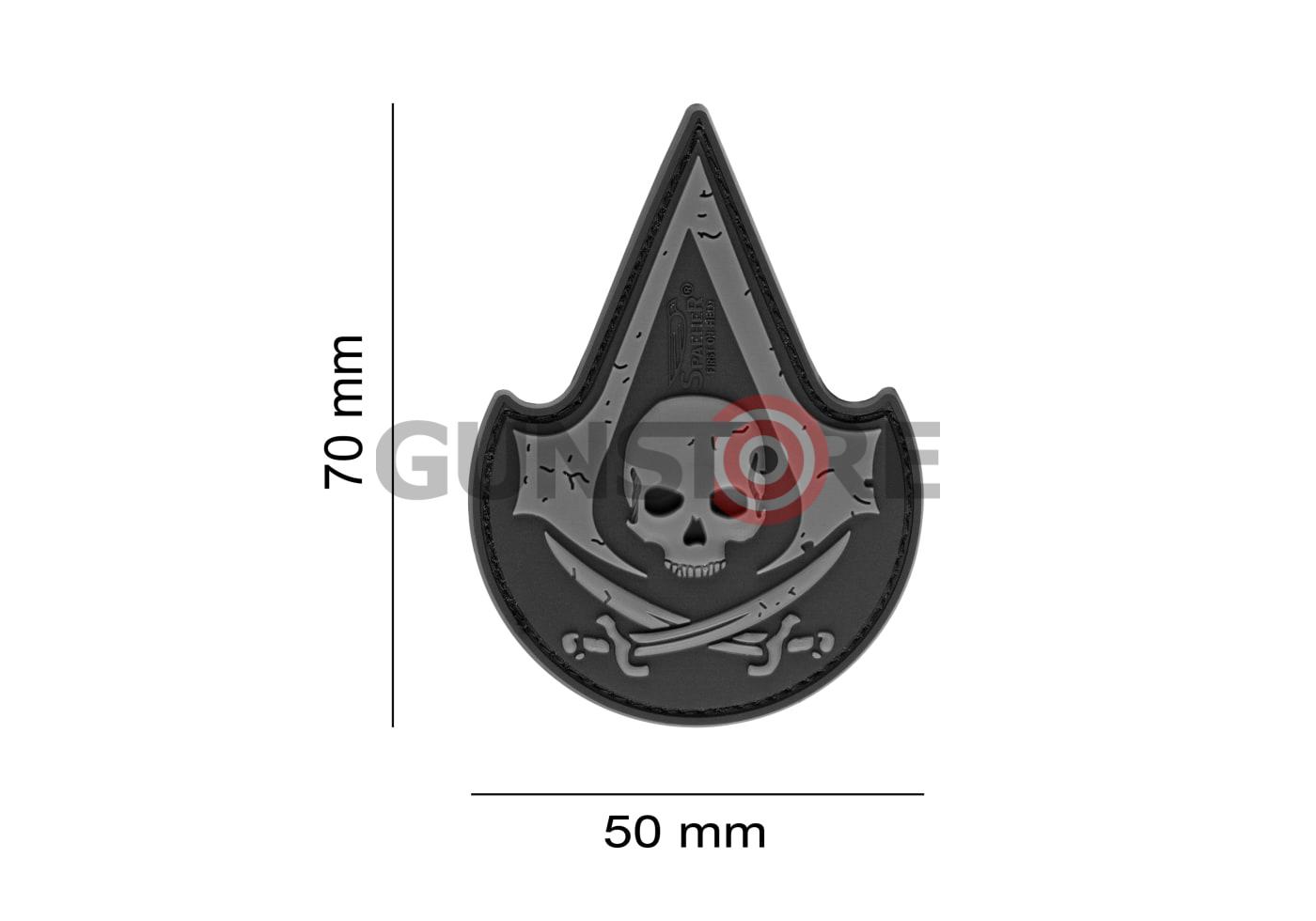 Fotografia: Assassin Skull Rubber Patch