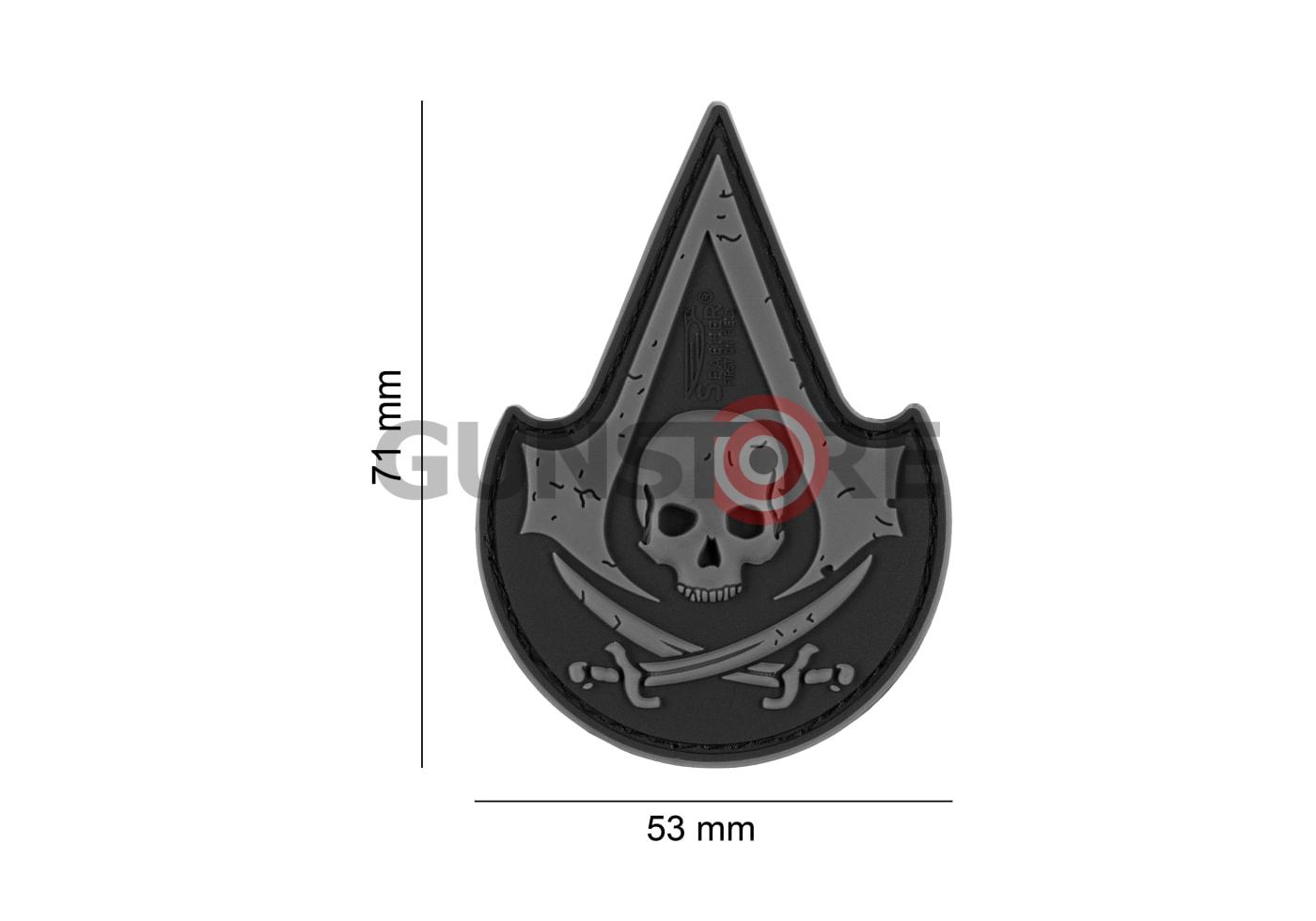 Fotografia: Assassin Skull Rubber Patch