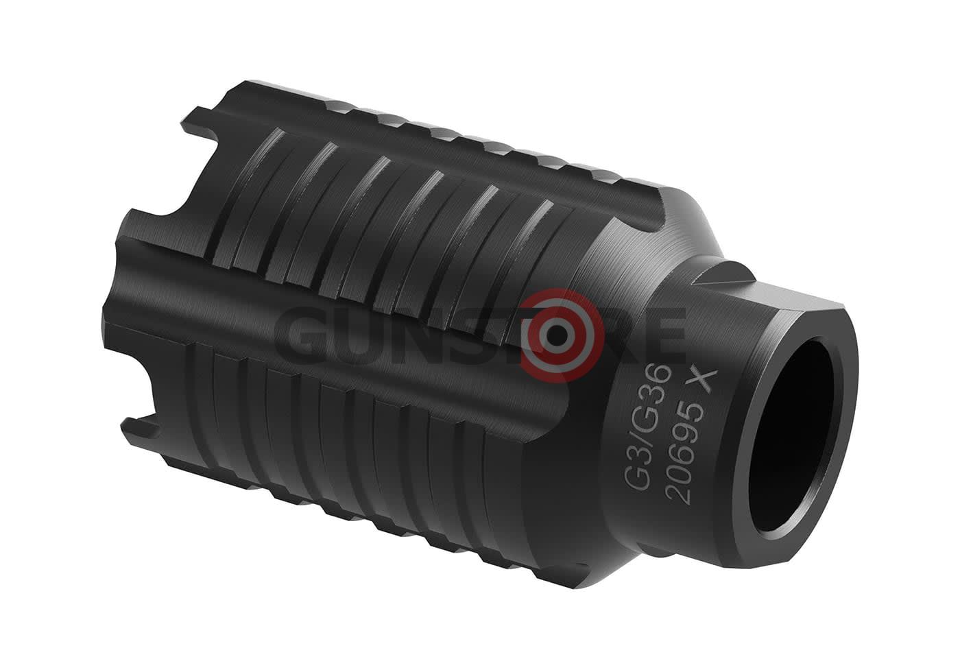 Fotografia: M15x1 Blast Forward Compensator