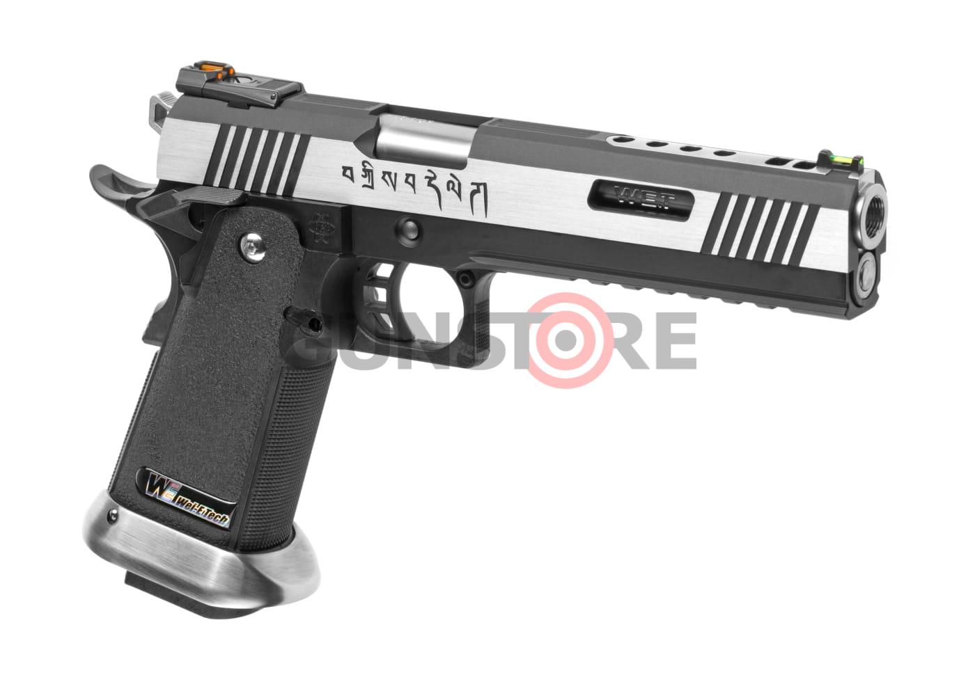 Hi-Capa 6 Force A Silver Barrel Full Metal GBB