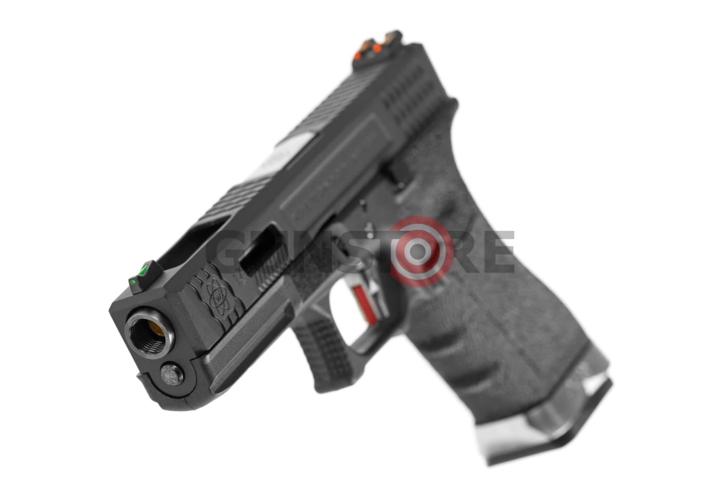 Fotografia: G-Force 17 BK Silver Barrel Metal Version GBB