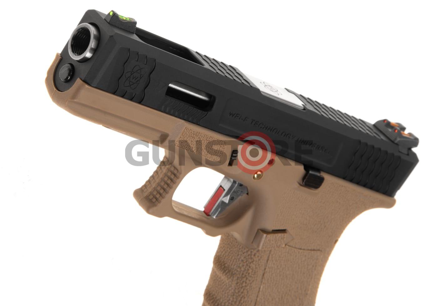 Fotografia: G-Force 17 BK Silver Barrel Metal Version GBB