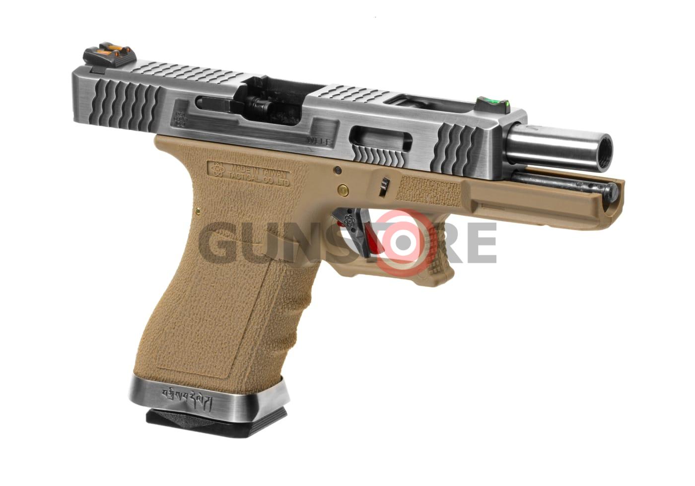 Fotografia: G-Force 17 SV Silver Barrel Metal Version GBB