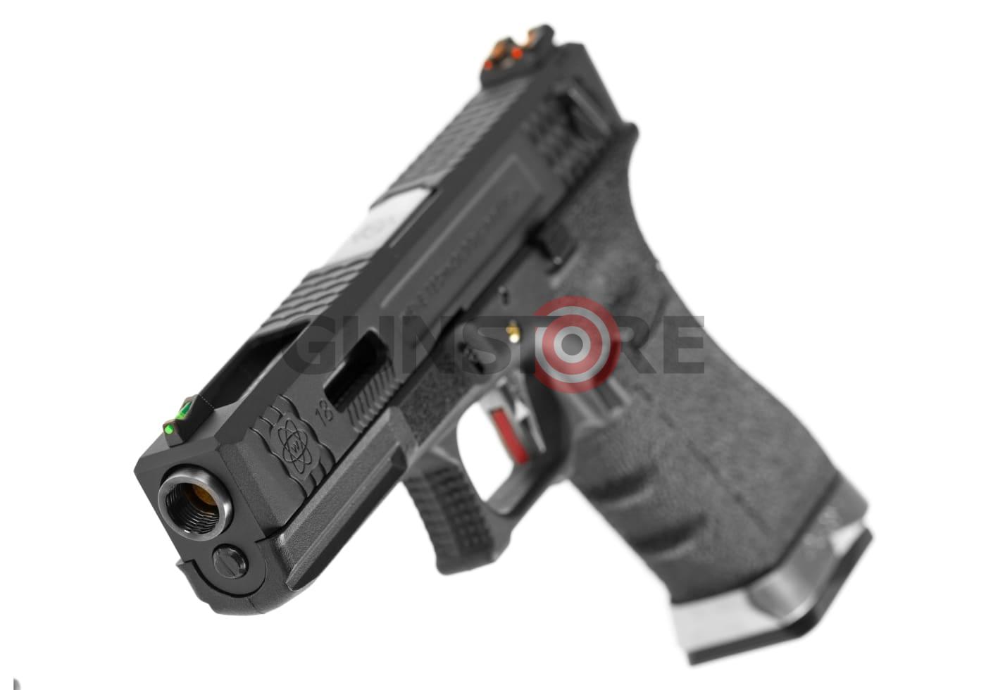 Fotografia: G-Force 18C BK Silver Barrel Metal Version GBB