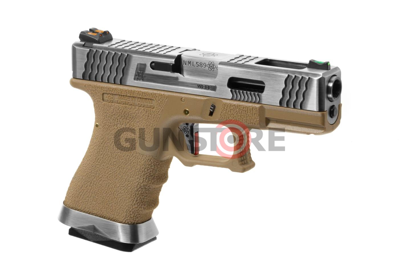 G-Force 19 SV Silver Barrel Metal Version GBB