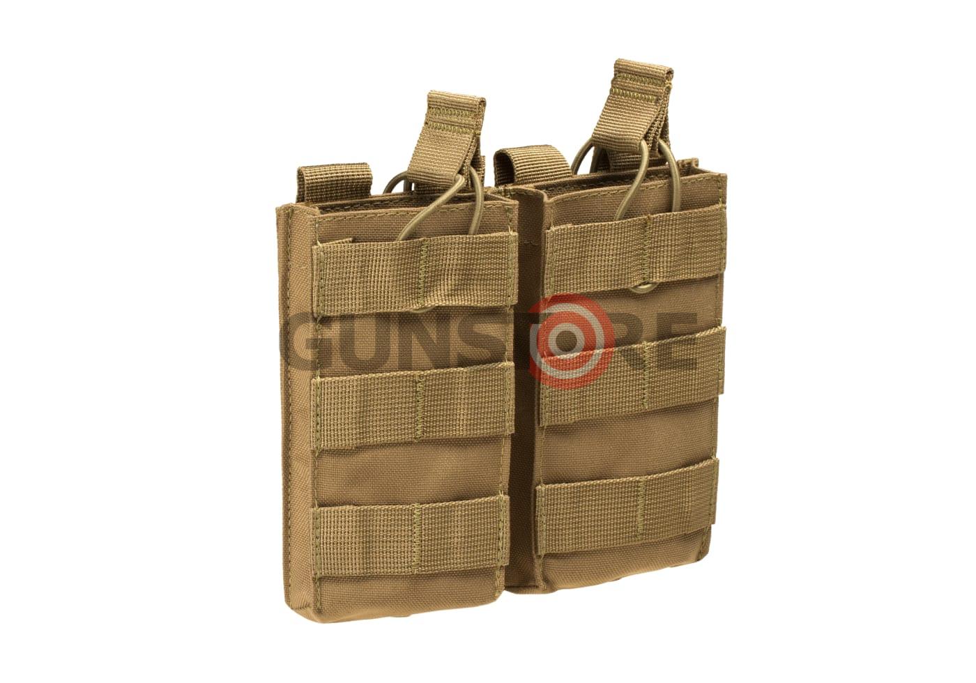 M4 Double Open-Top Mag Pouch Coyote