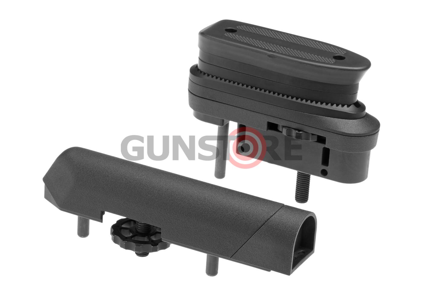 S1 Striker Advanced Butt Pad + Cheek Pad Black