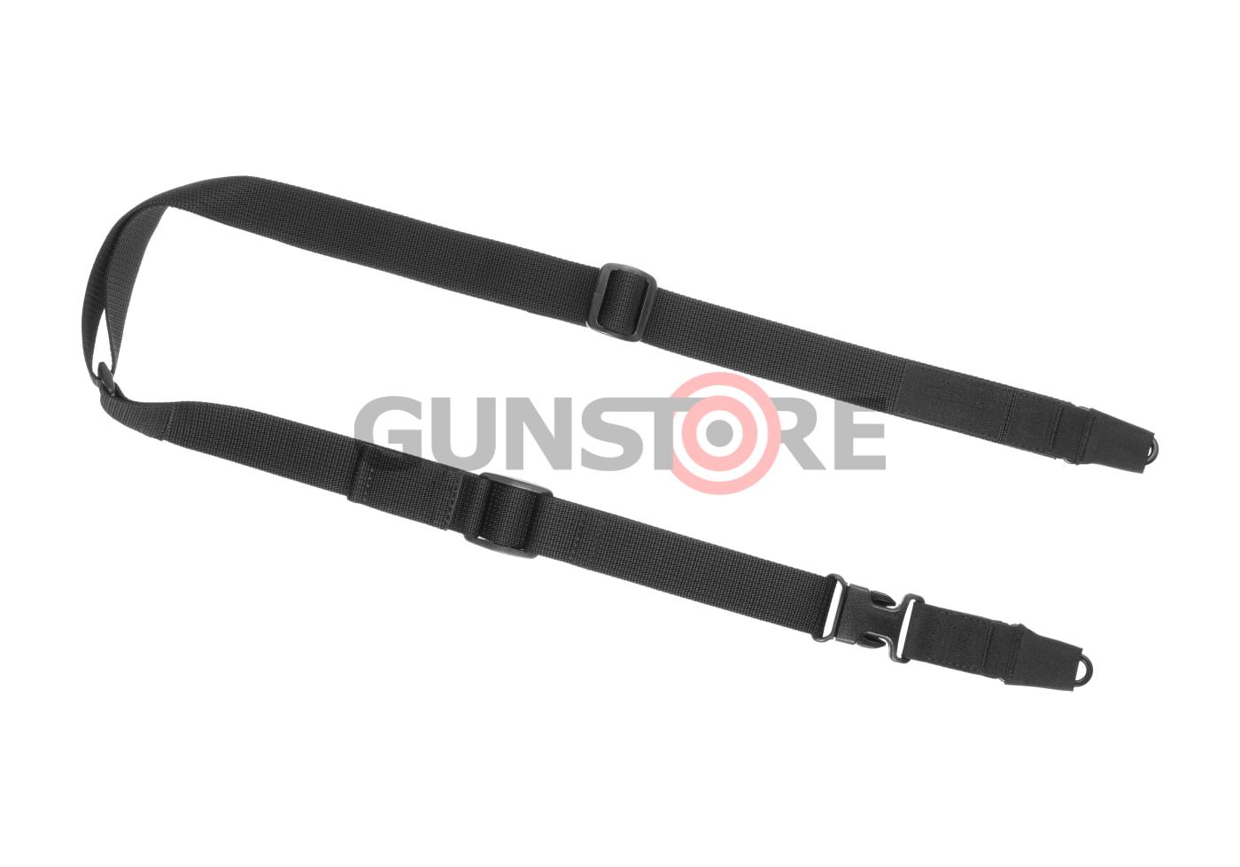 QA Two Point Sling Snap Hook Black